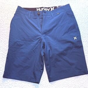 Hurley Walkshorts Men's 28 Black Hybrid 4-Way Stretch Water Repellent NWT